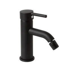 Kiamami Valentina Robinet Monotrou Pour Bidet Noir Mat - Fassa