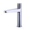 Bernstein Robinet pour lavabo vasque et évier design en laiton peu bruyant et économe en eau - H. 21,5cm - Chrome* Robinet Lave-Mains