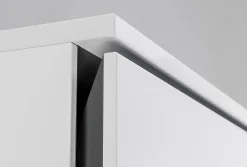 Bernstein Robinet pour lavabo vasque et évier design en laiton peu bruyant et économe en eau - H. 16,3cm - Noir (mat)