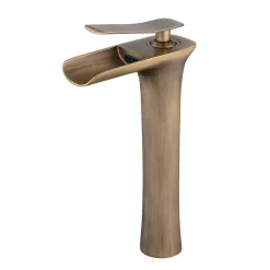 Kroos Robinet pour vasque antique laiton finition bronze