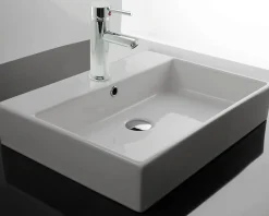 Autres Robinet salle de bain mitigeur de lavabo chromé butée écostop et système vidage* Robinet Lavabo Et Vasque