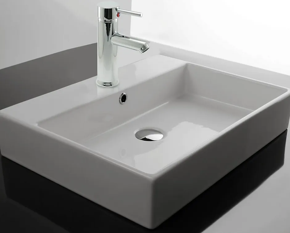 Autres Robinet salle de bain mitigeur de lavabo chromé butée écostop et système vidage* Robinet Lavabo Et Vasque