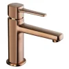Invena Robinet Salle de Bain Mitigeur Lavabo Cuivre Bronze Monocommande Glamour