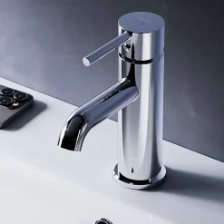 Am.Pm Europe Robinet Salle de Bain Mitigeur de lavabo, Chromé, taille M, FPA02100 AM.PM* Robinet Lavabo Et Vasque