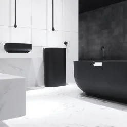 Bernstein Robinetterie pour installation au plafond DROP 135 - longueur 135cm - finition Noir mat