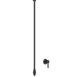 Bernstein Robinetterie pour installation au plafond DROP 135 - longueur 135cm - finition Noir mat