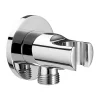 Roca Coude mural et support douchette d'arrivée d'eau pour raccordement flexible de douche, Chromé* Pommeau De Douche, Flexible Et Barre De Douche