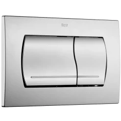 Roca Plaque de commande ACTIVE 52-B double touche Chromé mat (A8901150B2)* Wc Suspendu