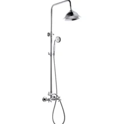 Rousseau Colonne de douche avec robinet mélangeur Retro - Chrome* Colonne De Douche Thermostatique