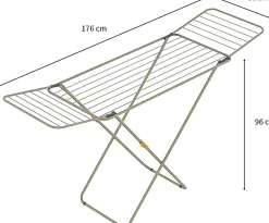 RORETS Rörets Séchoir à linge Sussi - 52x176x96 cm