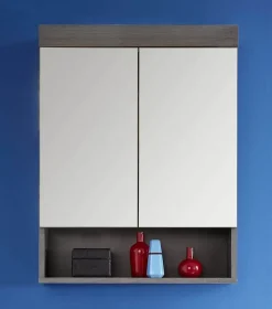 Trend Team RUNNER MOON - Meuble de salle de bain - Armoire de toilette en mélaminé. L-H-P: 58x75x18 cm* Armoire De Toilette