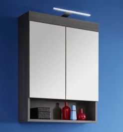 Trend Team RUNNER MOON - Meuble de salle de bain - Armoire de toilette en mélaminé. L-H-P: 58x75x18 cm* Armoire De Toilette