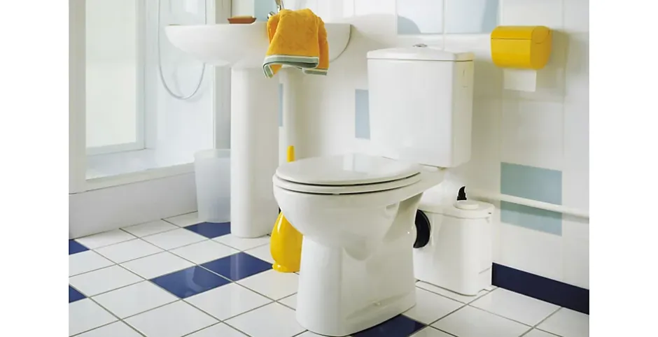 Watersan Sanibroyeur WC puissance 550 W sortie horizontale