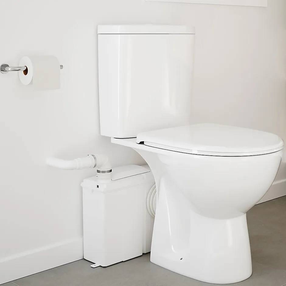 Watersan Sanibroyeur WC puissance 550 W sortie horizontale