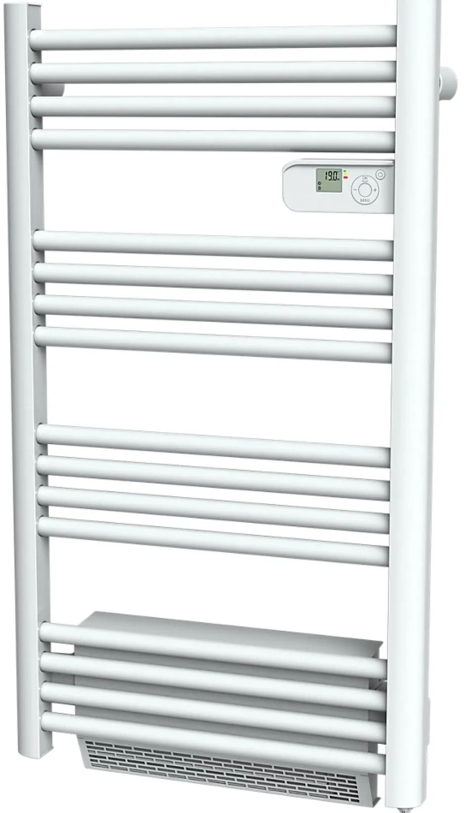 Carrera Sèche serviette électrique Alani blanc + soufflerie 1500W* Sèche-Serviettes Soufflant