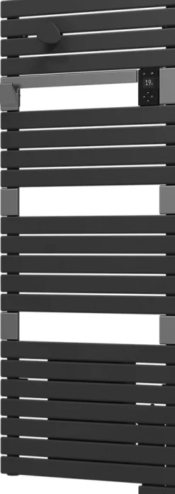 Sauter Sèche serviette électrique Asama II anthracite + soufflerie 1750W* Sèche-Serviettes Soufflant