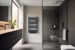 Carrera Sèche serviette électrique Alani gris + soufflerie 1500W