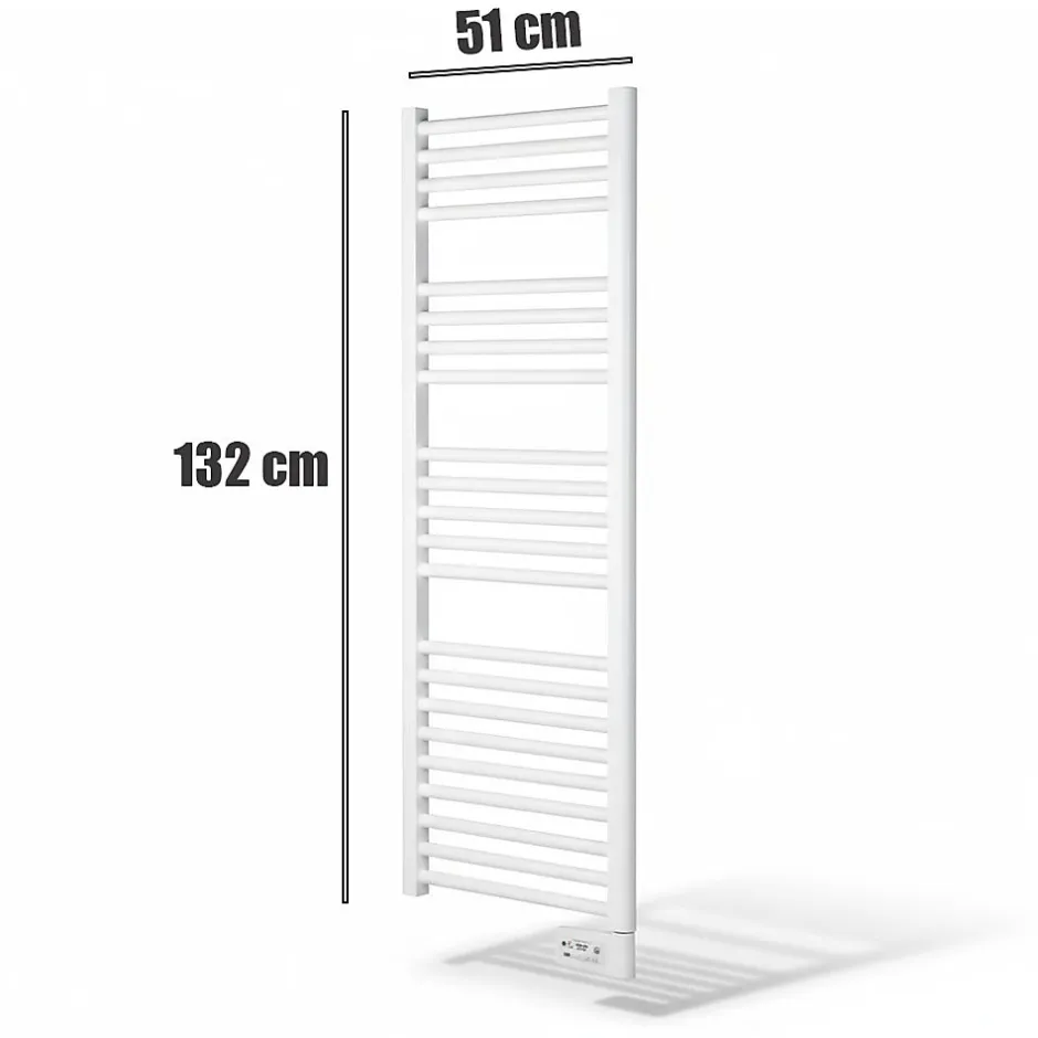 Autres Sèche serviette électrique Neomitis Danaïs EcoSens 700W Blanc Radiateur salle de bain* Sèche-Serviettes Électrique