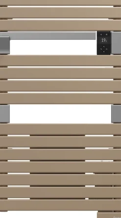 Sauter Sèche serviette électrique Asama II cappuccino + soufflerie 1500W* Sèche-Serviettes Soufflant