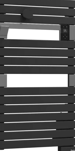 Sauter Sèche serviette électrique Asama II anthracite 500W* Sèche-Serviettes Électrique