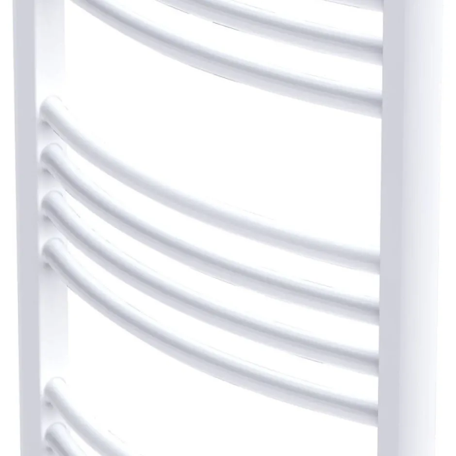 Vidaxl Sèche Serviettes Chauffage Central Incurvé 500x764mm + Connecteurs