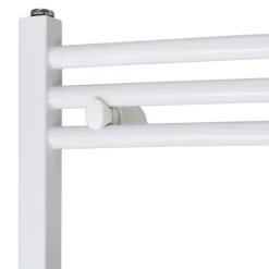 Vidaxl Sèche Serviettes Chauffage Central Incurvé 500x764mm + Connecteurs