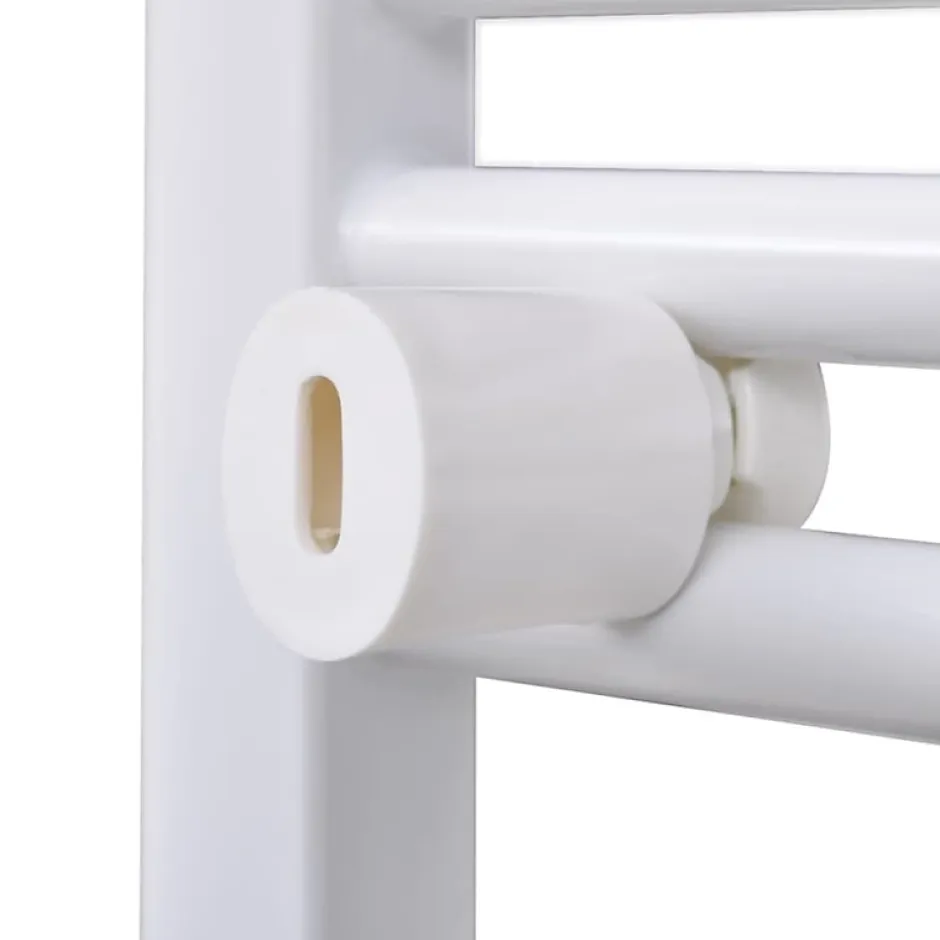 Vidaxl Sèche Serviettes Chauffage Central Incurvé 500x764mm + Connecteurs