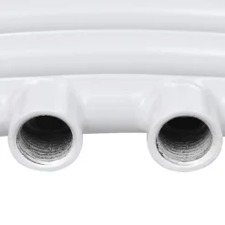 Vidaxl Sèche Serviettes Chauffage Central Incurvé 500x764mm + Connecteurs