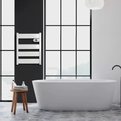 HJM Sèche serviettes électrique à inertie sèche Lysa 500W* Sèche-Serviettes Électrique