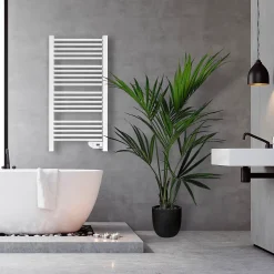 HJM Sèche serviettes électrique à inertie sèche Loren 750W* Sèche-Serviettes Électrique