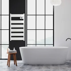 HJM Sèche serviettes électrique à inertie sèche Lysa 750W* Sèche-Serviettes Électrique