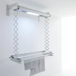 Foxydry Sèche-linge électrique mural 122x57x30cm alu Air 120* Etendoir À Linge