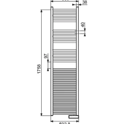 Acova Sèche-serviette Atoll Spa - 1000 W -