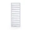 Matisere Sèche-serviette chauffage central blanc de 1310mm de haut et 500mm de large. - 490 Watt - ZIG1310/500ZXB* Sèche-Serviettes Eau Chaude