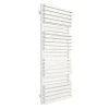 Matisere Sèche-serviette eau chaude blanc de 870mm de haut et 600mm de large - 733 Watt - QUA870/600BZXB