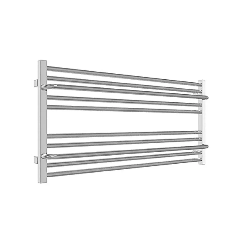 Matisere Sèche-serviette eau chaude chromé de 820mm de haut / 300mm de large - 171 Watt - LIM820/300ZXCRO