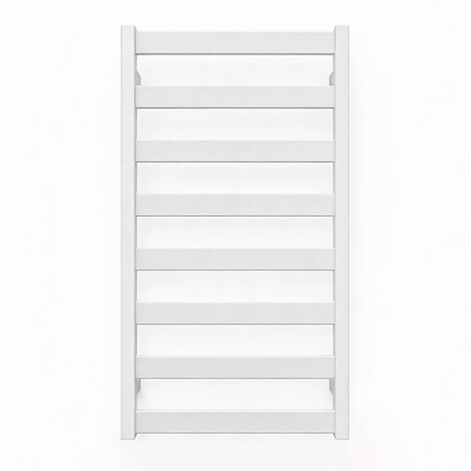 Matisere Sèche-serviette eau chaude blanc de 910mm de haut et 400mm de large - 295 Watt - VIV910/400SXB