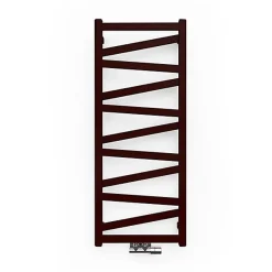 Matisere Sèche-serviette eau chaude noir de 510mm de haut et 400mm de large - 163 Watt - VIP510/400ZXN* Sèche-Serviettes Eau Chaude