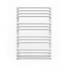 Matisere Sèche-serviette eau chaude blanc de 760mm de haut et 500mm de large - 412 Watt - ALE760/500ZXB* Sèche-Serviettes Eau Chaude