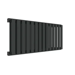 Matisere Sèche-serviette eau chaude noir de 530mm de haut et 375mm de large - 294 Watt - NEM530/375YPN* Sèche-Serviettes Eau Chaude