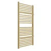 Matisere Sèche-serviette eau chaude doré de 1460mm de haut et 600mm de large - 879 Watt - LIM1460/600SXBRA
