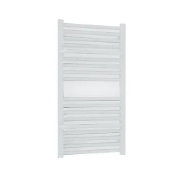 Matisere Sèche-serviette eau chaude blanc de 820mm de haut et 300mm de large - 247 Watt - LIM820/300SXB