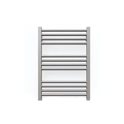 Matisere Sèche-serviette eau chaude gris de 660mm de haut 400mm de large - 241 Watt - FIO660/400SXRGR* Sèche-Serviettes Eau Chaude