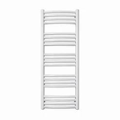 Matisere Sèche-serviette eau chaude blanc de 1380mm de haut et 486mm de large. - 582 Watt - LEN1380/486SXB* Sèche-Serviettes Eau Chaude