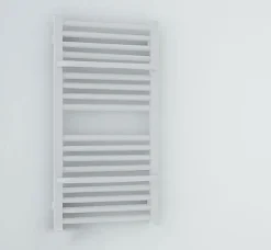 Matisere Sèche-serviette eau chaude blanc de 820mm de haut et 300mm de large - 247 Watt - LIM820/300ZXB
