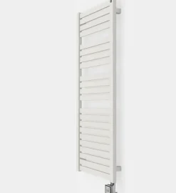 Matisere Sèche-serviette eau chaude blanc de 1260mm de haut et 540mm de large - 605 Watt - MAN1260/540SXB* Sèche-Serviettes Eau Chaude
