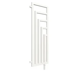 Matisere Sèche-serviette eau chaude blanc de 1140mm de haut et 360mm de large - 421 Watt - ANG1140/360DWYLB