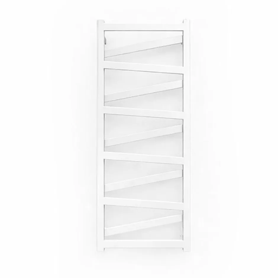 Matisere Sèche-serviette eau chaude blanc de 1230mm de haut et 500mm de large - 451 Watt - VIP1230/500SXB