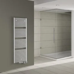 Irsap Sèche-serviette eau chaude Venus blanc - 1166 W - Raccord central -* Sèche-Serviettes Eau Chaude