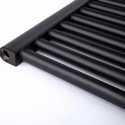 Irsap Sèche-serviette eau chaude étroit Arès - Noir - 710 W